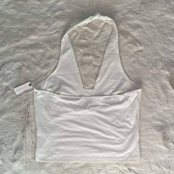 NWT By Anthropologie Halter Crop Top size Large - Picture 5 of 7
